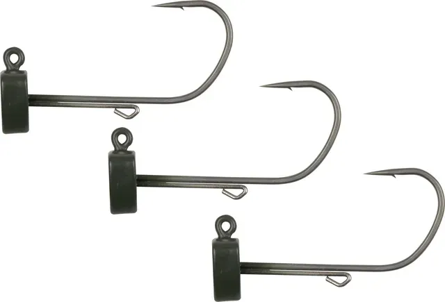 Fox Rage Tungsten Ned Head Shield Weights Jig Heads 3g 3pcs Matte Green