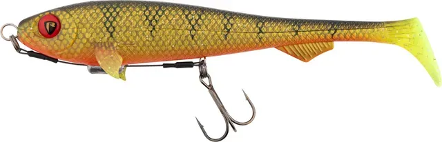 Fox Rage Super Slick Shad 18cm 49g UV Natural Perch 1/0 Hook
