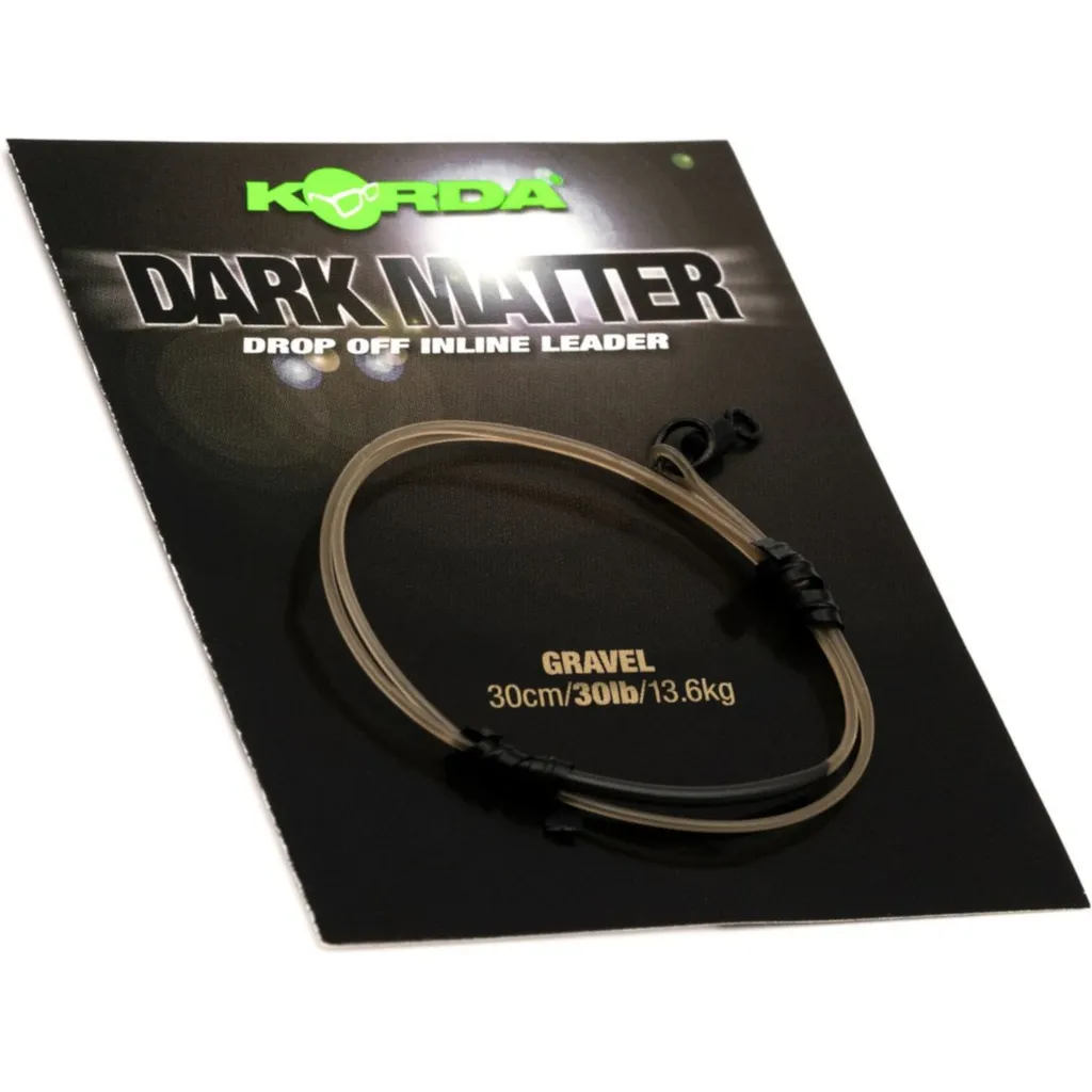 Korda Dark Matter Leader Drop Off Inline 30cm 30lb Gravel