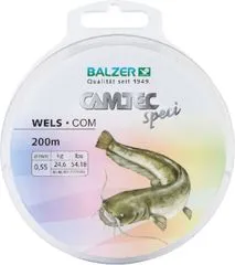 Balzer Camtec Speci Wels Monofilament-Schnur 0.55mm 200m 24.6kg Brown