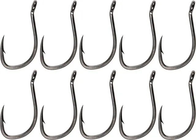 Fox Stiff Rig Beaked Carp Hooks 4 Micro Barbed Black Nickel