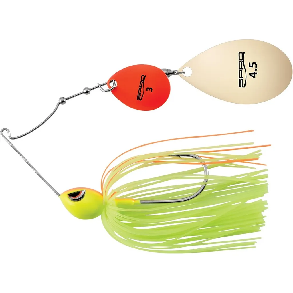Spro Thumper Spinnerbait 14g Chartreuse/ Orange/ Orange