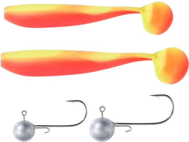 Balzer Shirasu Dorsch Gummi Set 12–15cm Paddle Tail Saltwater