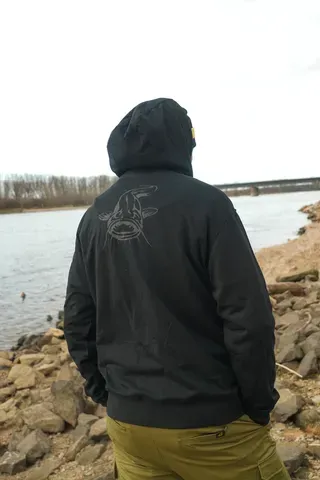 Black Cat Black Hoody XXXL Cotton/Polyester