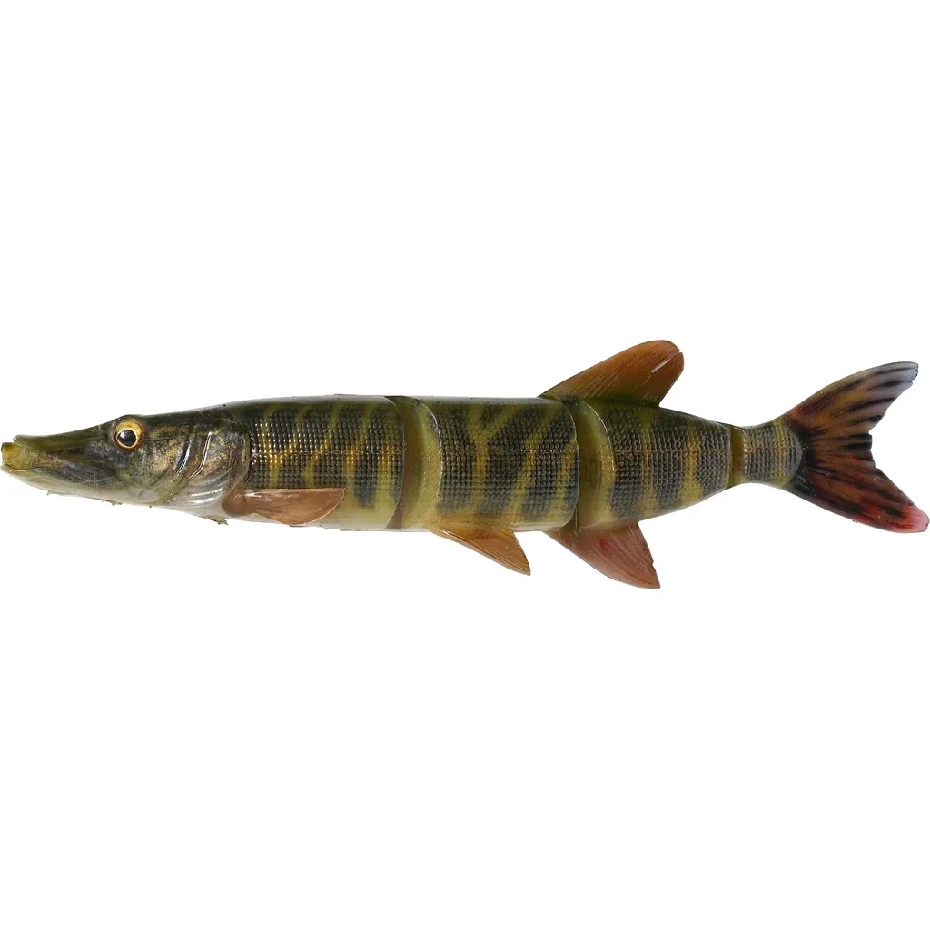 Savage Gear 4D Line Thru Pike Gummiköder 25cm 105g Striped Pike