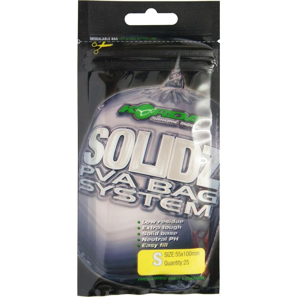 Korda Solidz PVA Bags 55x100mm Small