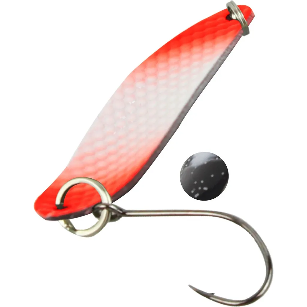 FTM Spoon Hammer 3.8cm 3.2g Neon Orange Lumi/Schwarz mit Glitter Lumi