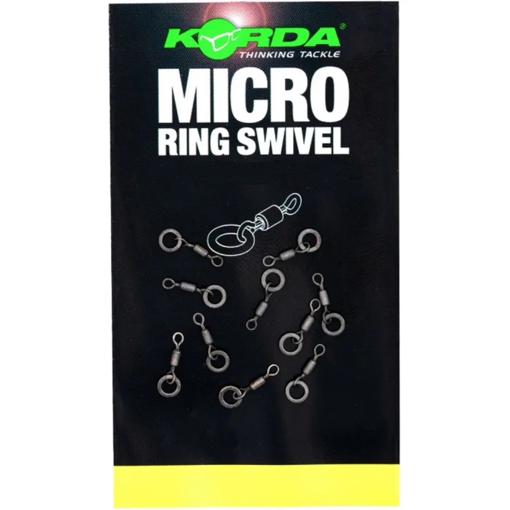 Korda Micro Rig Ring Swivel Groß 20pc