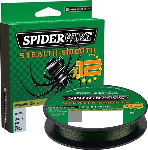 SpiderWire Stealth® Smooth 12 Braid Moss Green 0.09mm 7.5kg 2000m