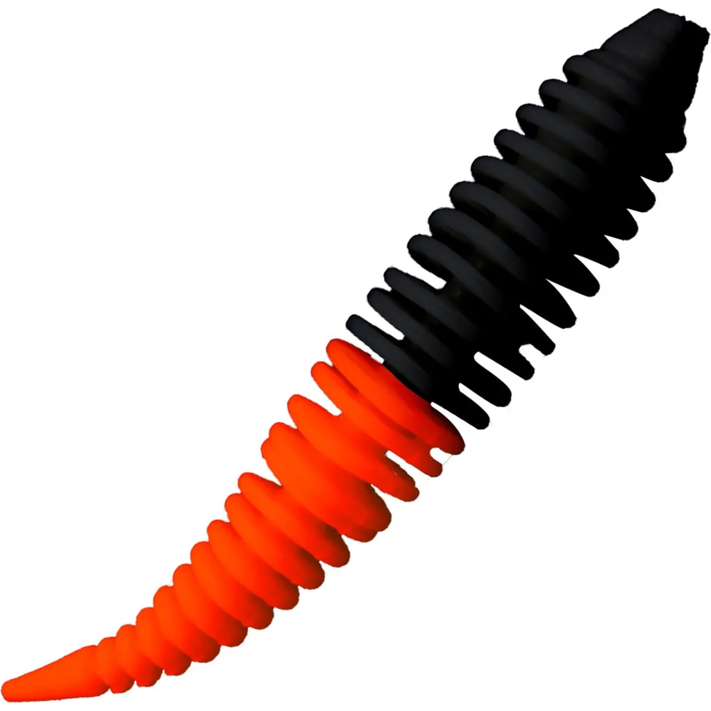 FTM Omura Baits Hero Banane Gummiköder 4cm Neon Orange-Schwarz