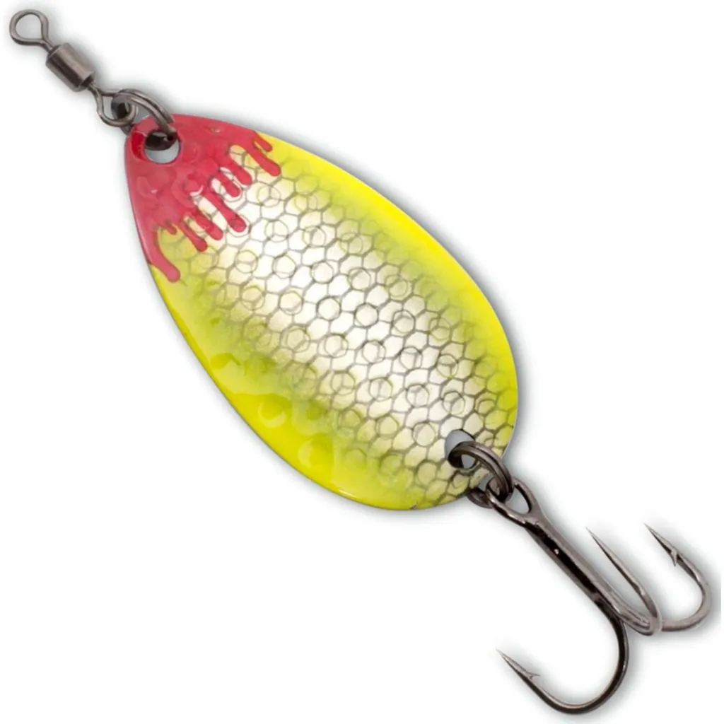 Quantum Magic Trout Blood Big Blade Blinker 3.5cm 2.6g Pearl/Gelb