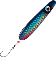 Troutwerk Inline Blinker Sea Trout Lure 93292 7.4cm 22g Black Blue Holo