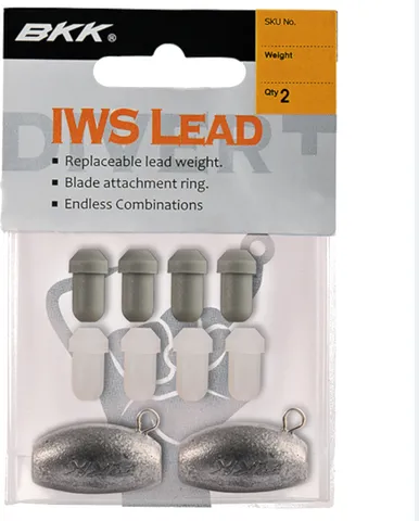 BKK IWS Lead Sinkers 18g 2pcs