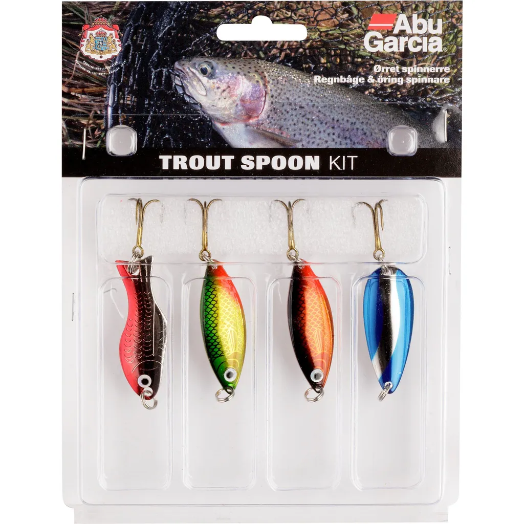 Abu Garcia Trout Kit Spoon 4pc Trout