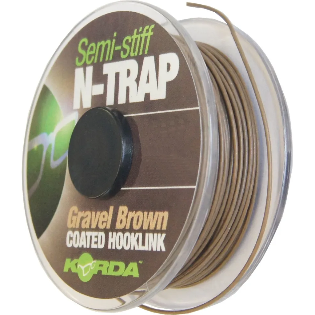 Korda N-TRAP Semi Stiff Vorfachschnur 6,8kg Kies