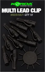 Korda Lead Clip Pin 10pc Weed Silt