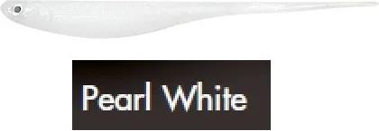 Lucky Craft Victory Tail Gummifisch 13cm Pearl White