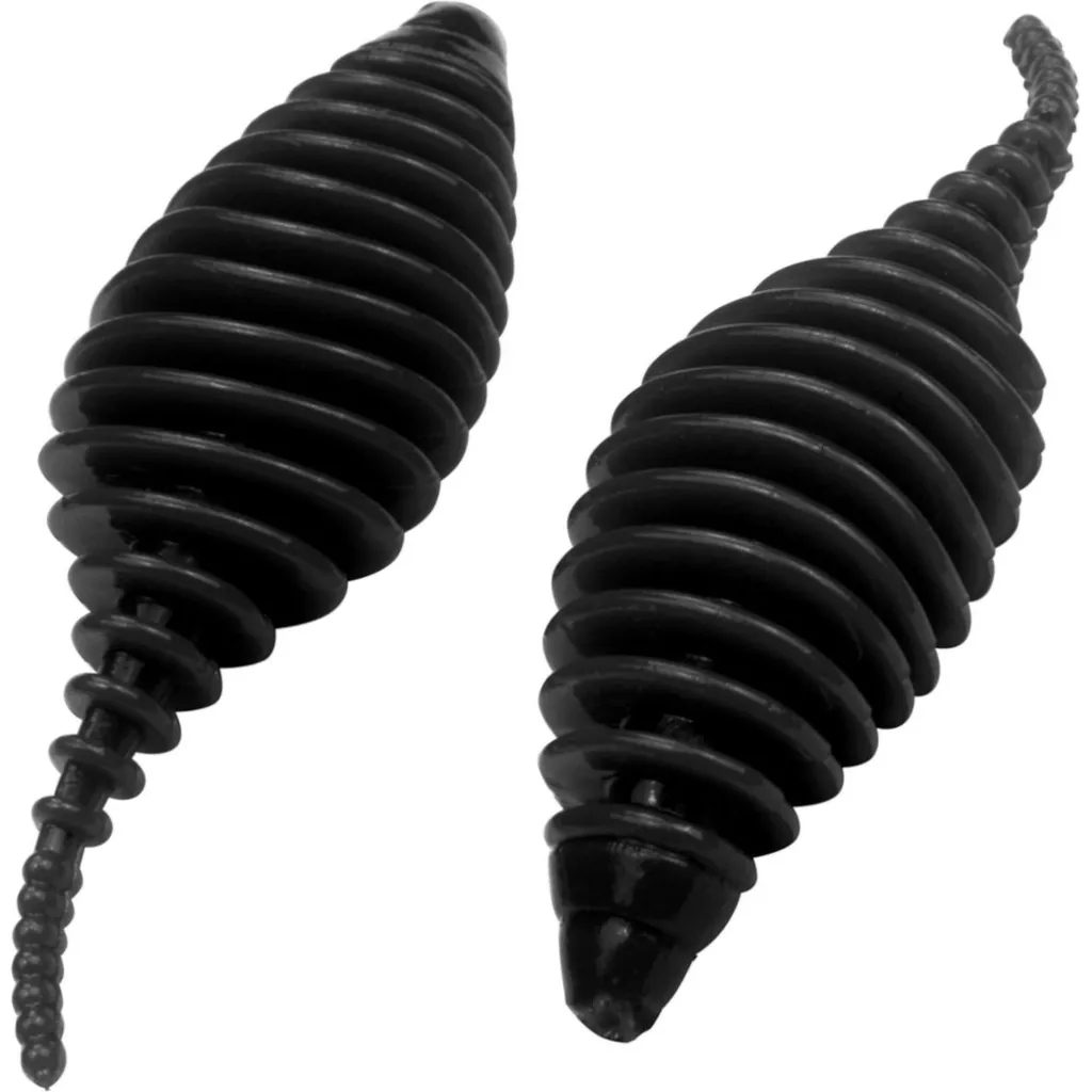 FTM Omura Baits Pongo Junior Gummiköder Schwarz Knoblauch 4cm 0.8g