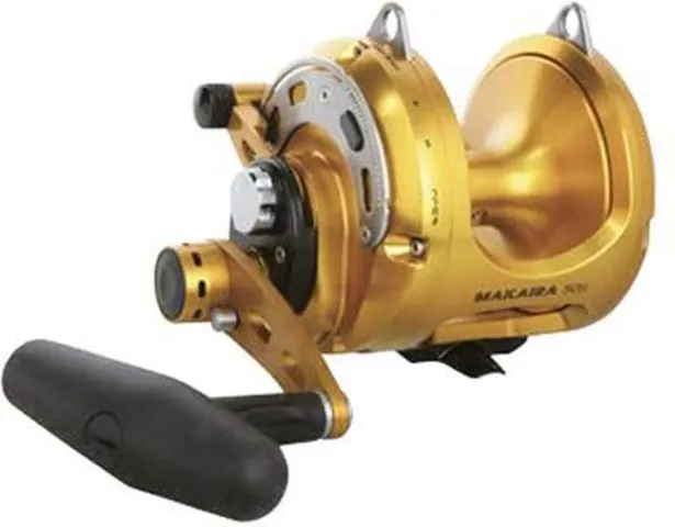 Okuma Makaira MK-50II Trolling Reel 3.2:1 & 1.3:1 1741g 39kg 96–38.9cm