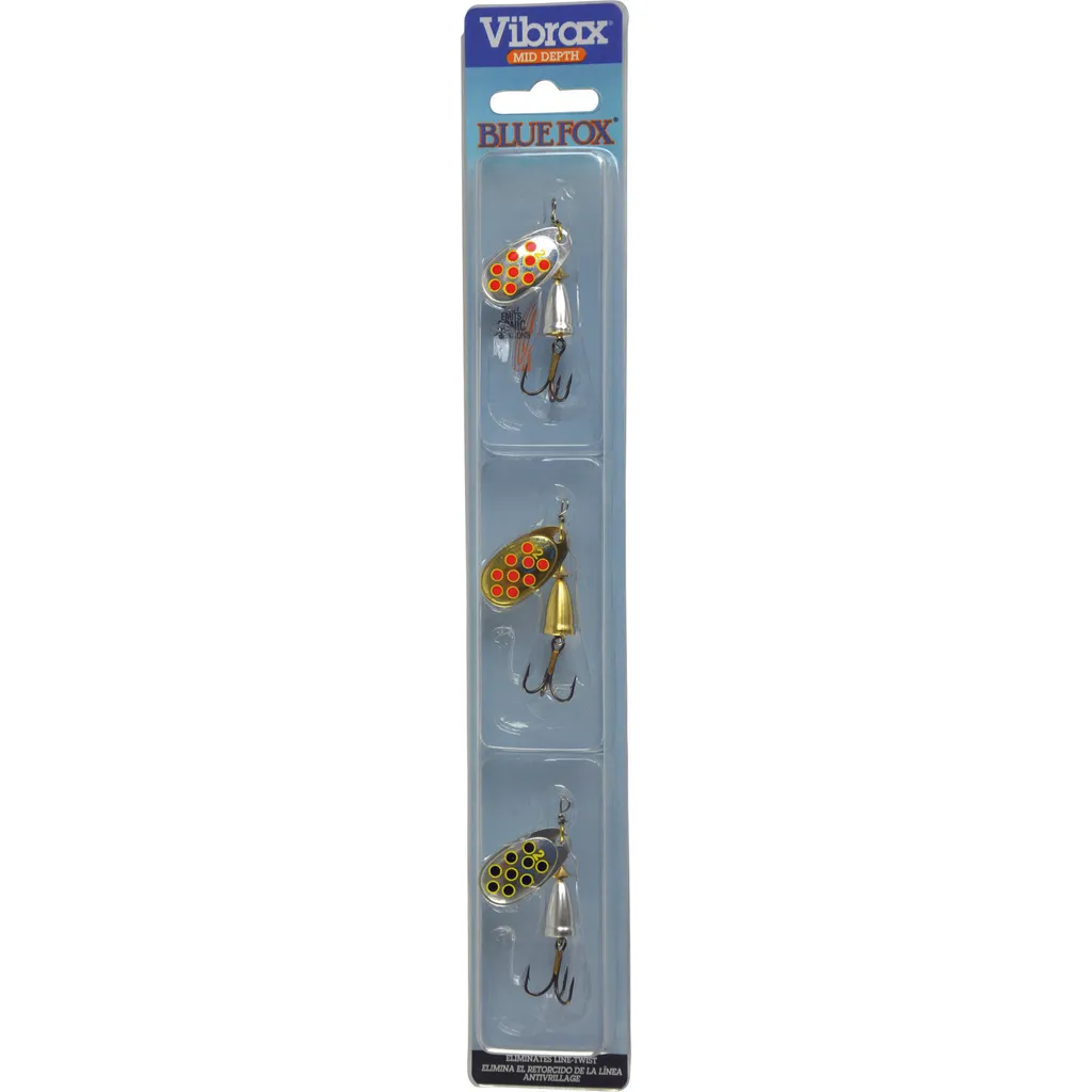 Blue Fox KIT VIBRAX 2 Inline-Spinner S/G/BYY