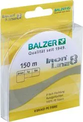 Balzer Iron Line 8 Geflochtene Schnur 0.14mm 10.7kg 150m Yellow