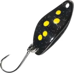 Troutwerk Spoon 1.5g 2.3cm Black/Yellow Dots