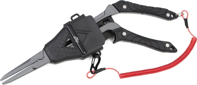 Fox Rage Belt Pliers 30cm Tungsten Carbide Side Cutters Serrated 420 Stainless Steel