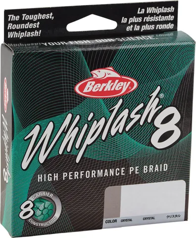 Berkley Whiplash 8 Geflochtene Schnur 300m 0,18mm Crystal