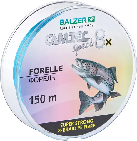 Balzer Camtec Speci 8x Forelle Geflechtschnur 0,08 mm 6 kg 150 m