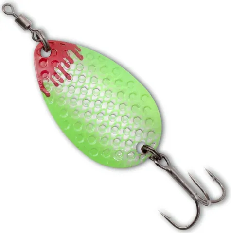 Quantum Magic Trout Blood Big Blade Forellenblinker 3,5cm 2,6g Silber Grün
