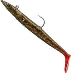 Savage Gear Sandeel V2 Sea Fishing Lure 18cm 86g Motoroil