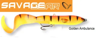 Savage Gear 3D Hard Eel Tail Bait 25cm 0.6–1.8m 109g Golden Ambulance
