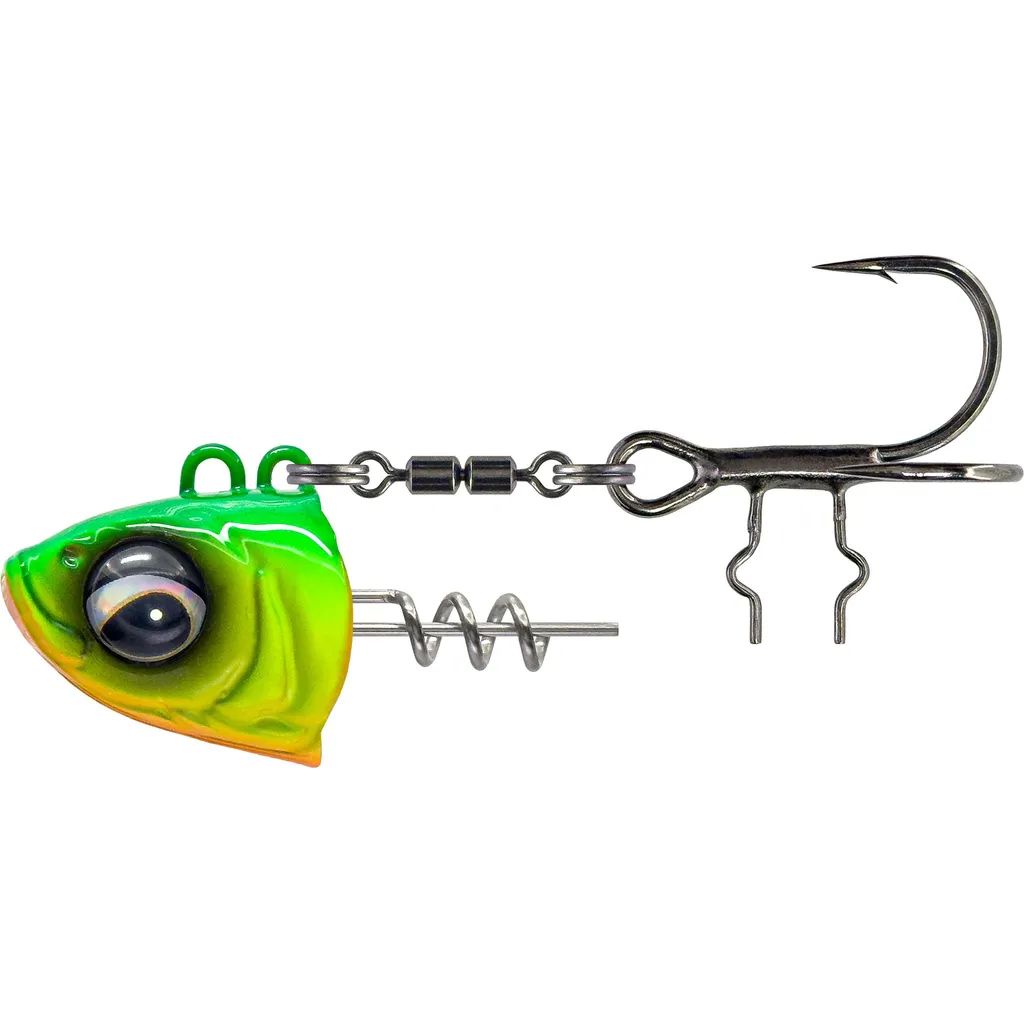 Savage Gear Monster Vertical Heads #1/0 80g Chartreuse