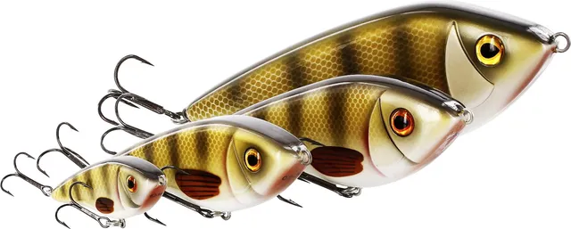 Westin Swim Glidebait Jerkbait 13.5cm 77g Suspending 3d Amber Perch