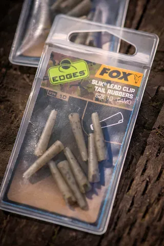 Fox Edges Slik Lead Clip + Pegs Size 10 10pcs Camo