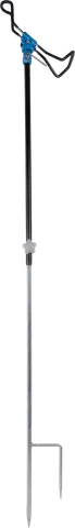 Zebco Adjustable Rod Holder - Trout Rutenauflage 85cm Steel Ground Spike Ground Mounted