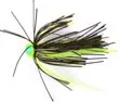 Fox Rage Lipstick Skirted Jigs 14g 4/0 Chartreuse/Black