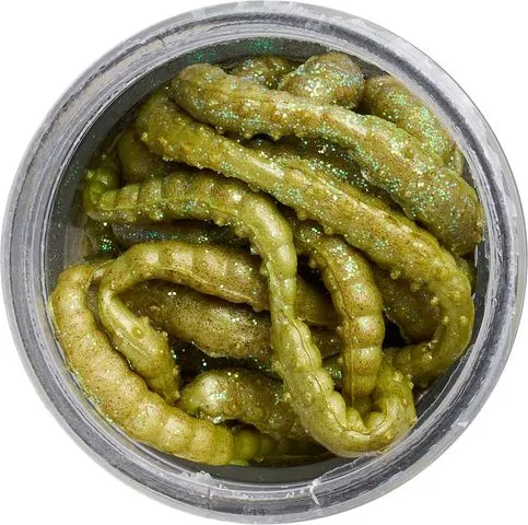 Berkley PowerBait Power Honey Worm 2.5cm 60g Yellow With Scales