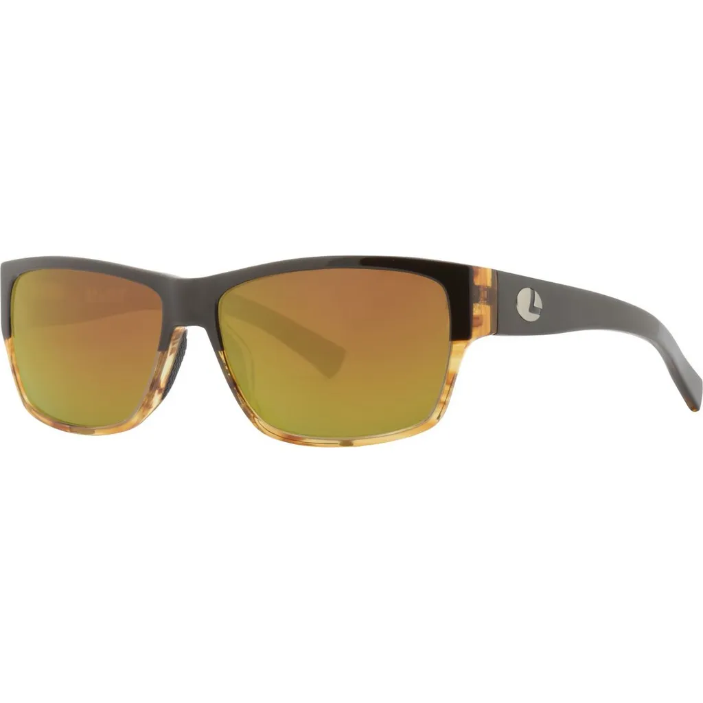 Lenz Optics Dee Polarisationsbrille Brown Tortoise Brown Copper Mirror
