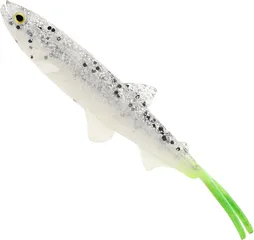 Westin Hypo Teez V Tail Gummiköder 10cm 5g Green Tail Shiner