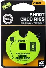 Fox Edges Chod Rigs Short 11.3kg 3pcs Beaked