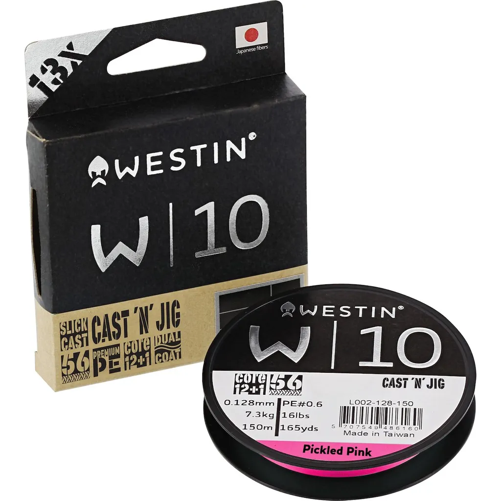 Westin W10 CAST 'N' JIG 13 Geflochtene Schnur 0.148 mm 9.0 kg 110 m