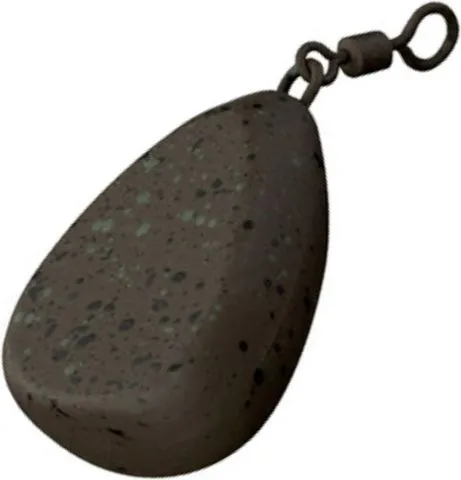 Fox Camotex Blei 42g 10pcs Matte Flat Pear Swivel