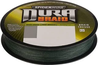 Spiderwire DuraBraid Geflochtene Schnur 0.28mm 22.5kg 135m Moss Green