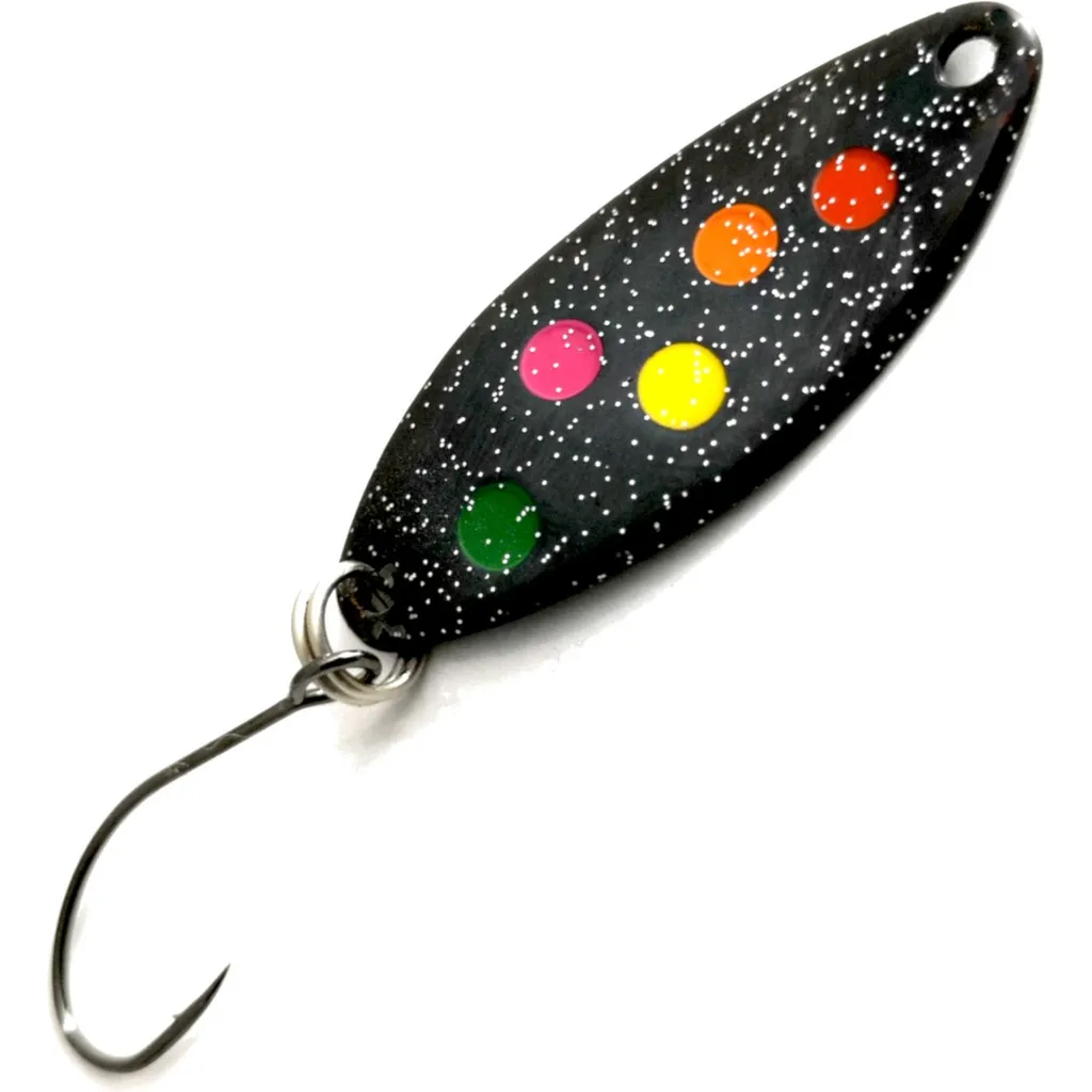 Troutwerk Spoon Blinker 70296 3.3cm 2.5g Schwarz Mehrfarbig