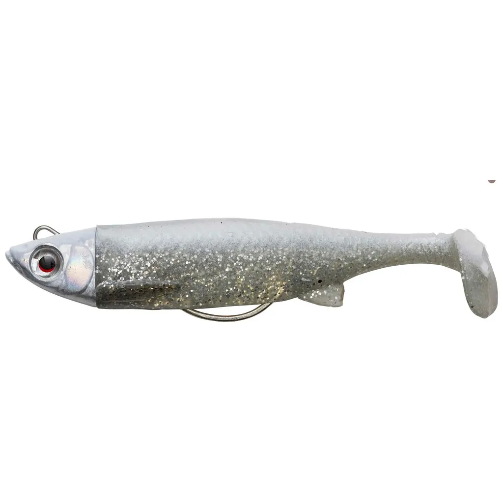 Savage Gear 3D TPE Minnow Gummifische 8cm 11g White Glitter