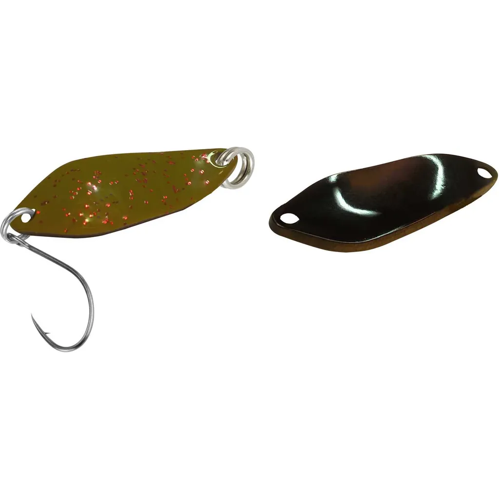 FTM Spoon Strike Blinker 2.1g Motor Oil Glitter Rot