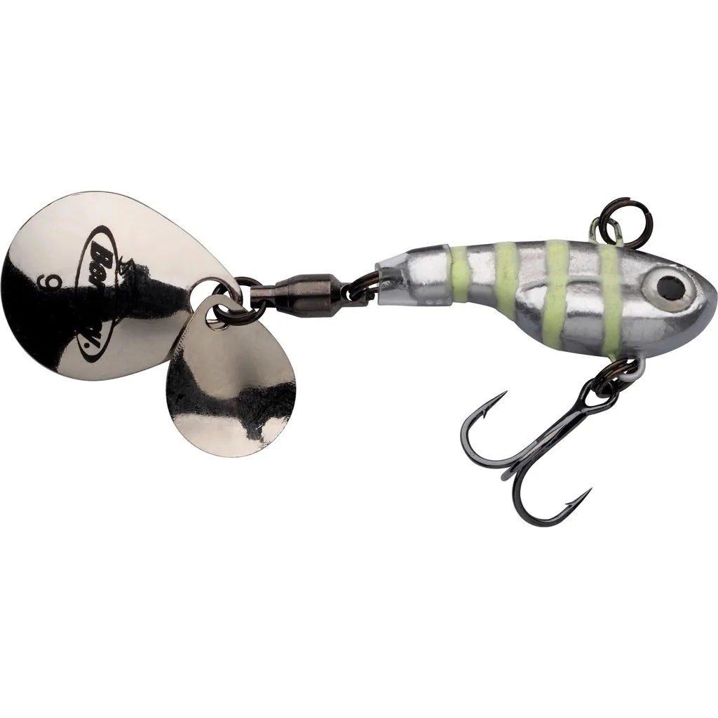 Berkley Pulse Spintail 5cm 5g Glow Silver Zebra