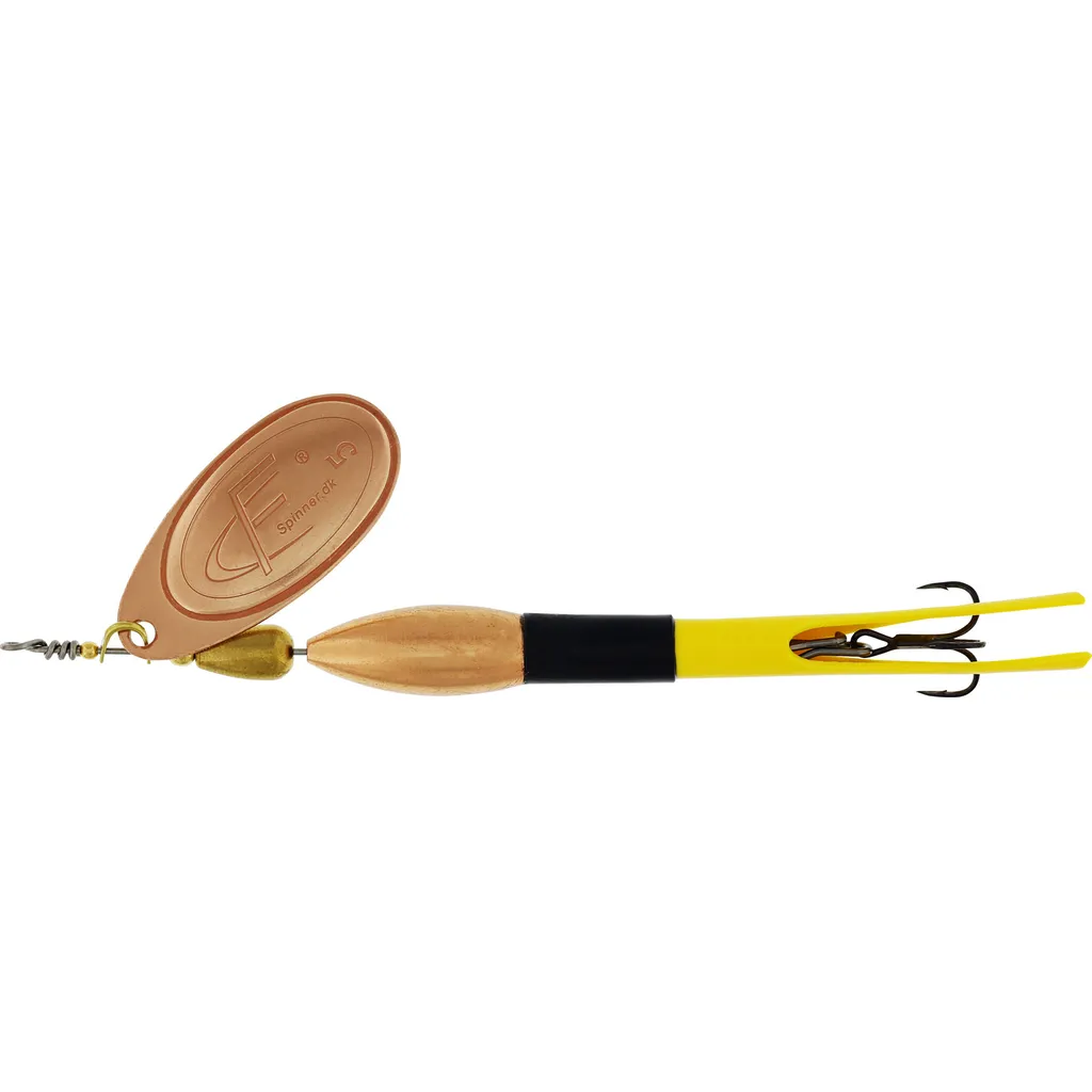Westin FC Bullet Spinner #5 40g Black Flouro Yellow Copper Blade