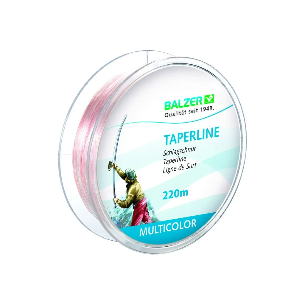 Balzer Taperline Monofilament-Schnüre 0,28-0,58mm 220m Mehrfarbig